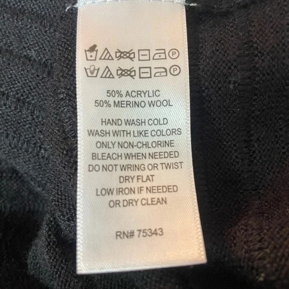 Tahar black tunic sweater size small - Picture 8 of 8